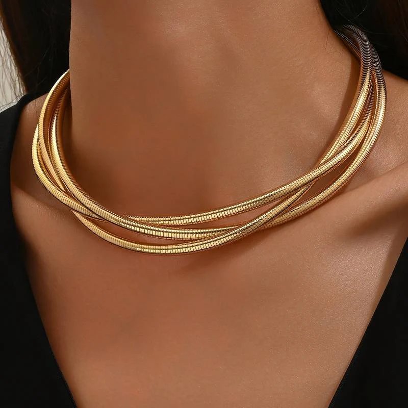 Cayden™ | Layered Vintage Statement Necklace