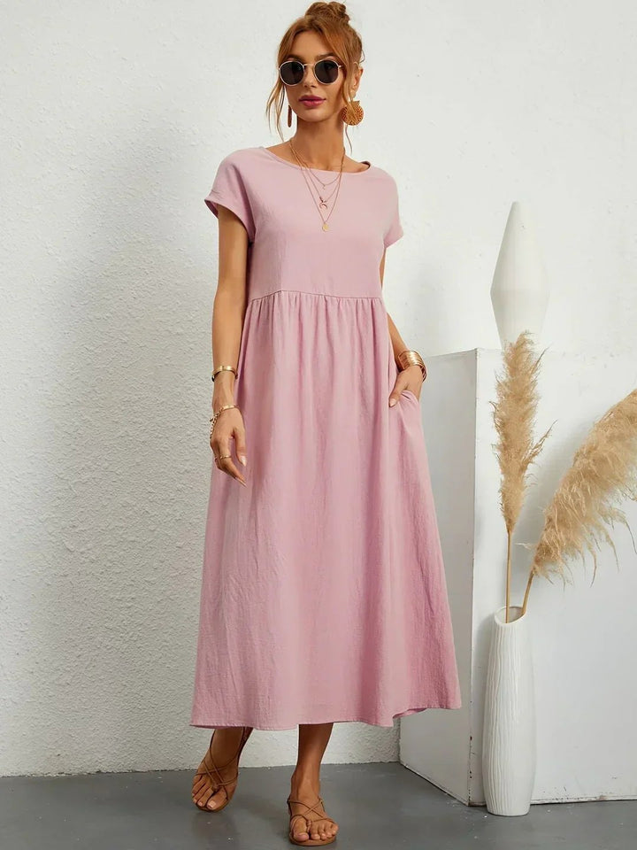 Stella™ | Elegant Fluid Midi Dress