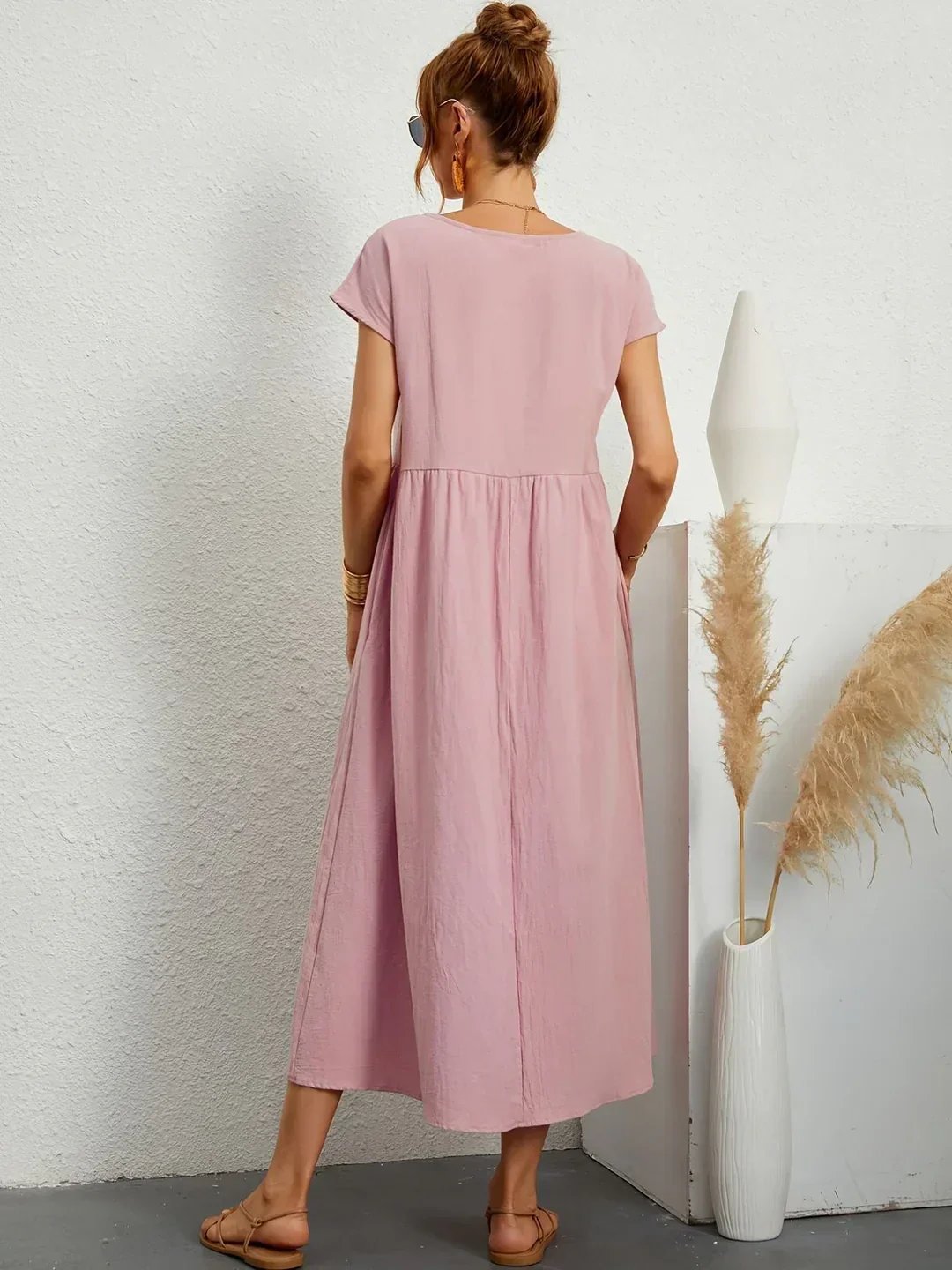 Stella™ | Elegant Fluid Midi Dress