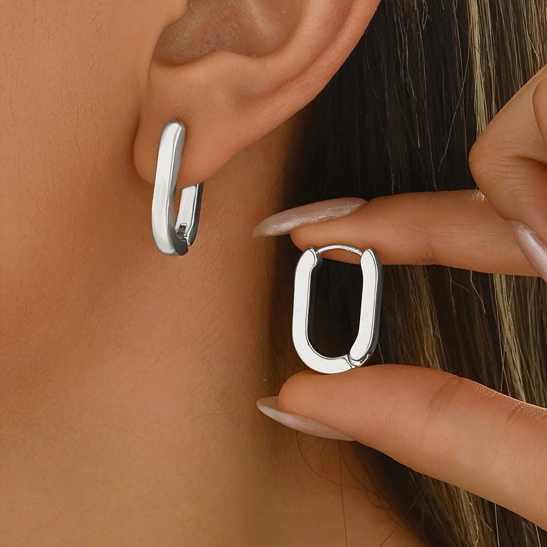 Remi™ | Geometric Hoop Earrings