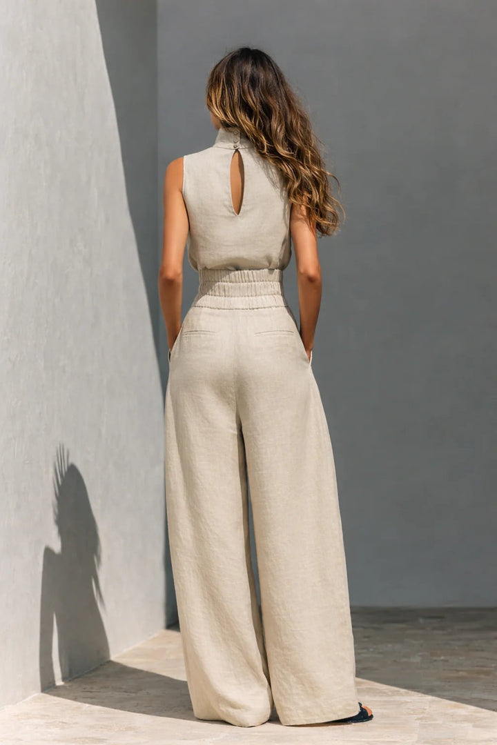 Valeria™ | Minimalist High-Neck Two-Piece Set