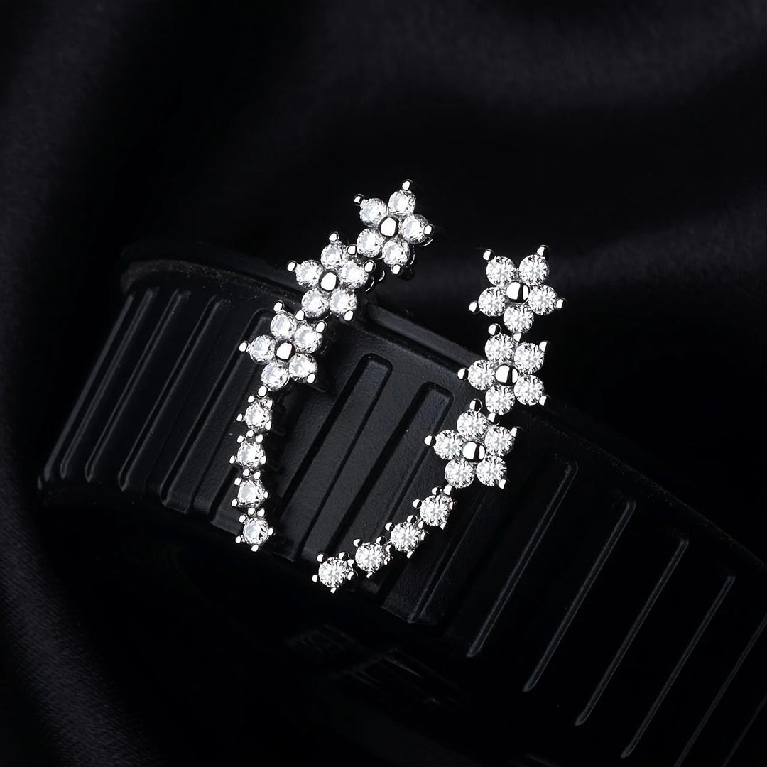 Paige™ | Floral Cluster Ear Cuffs