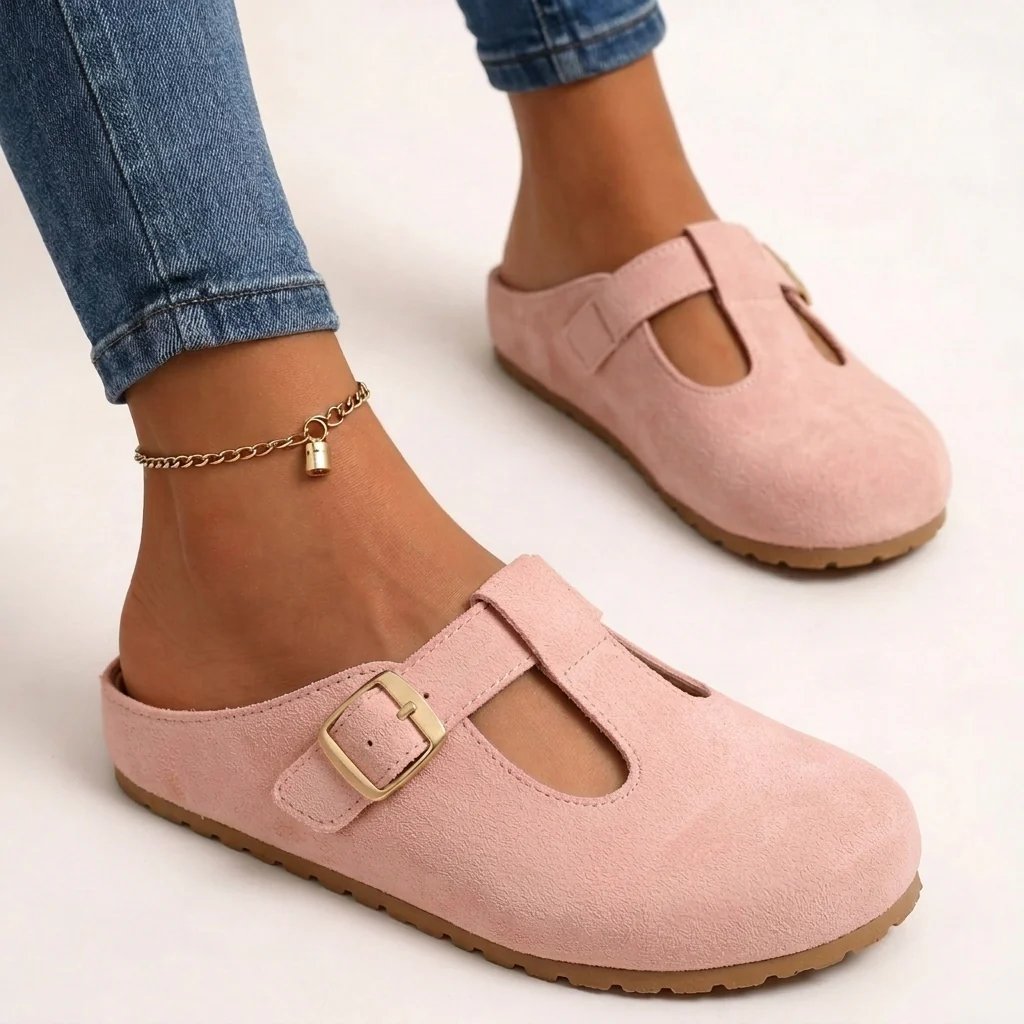 Mila™ | Adjustable Strap Closed Toe Clogs