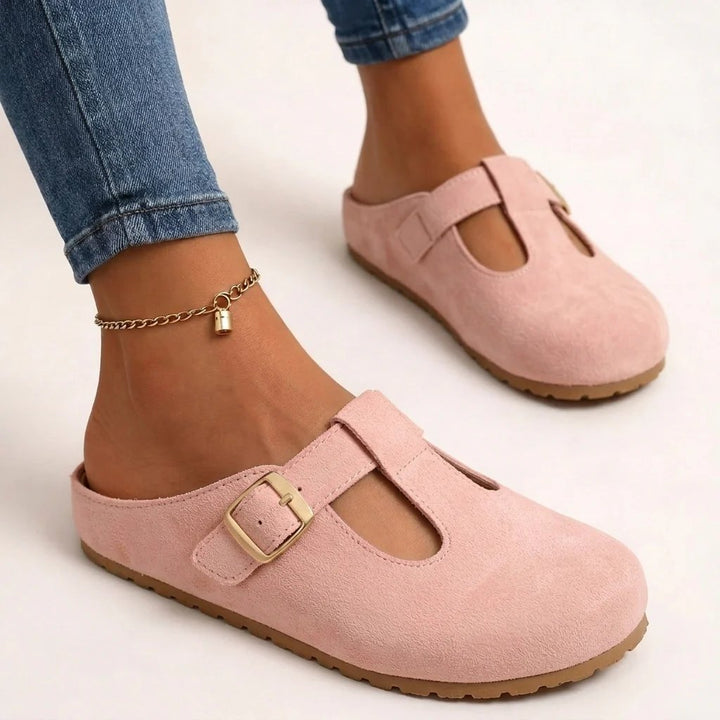 Mila™ | Adjustable Strap Closed Toe Clogs