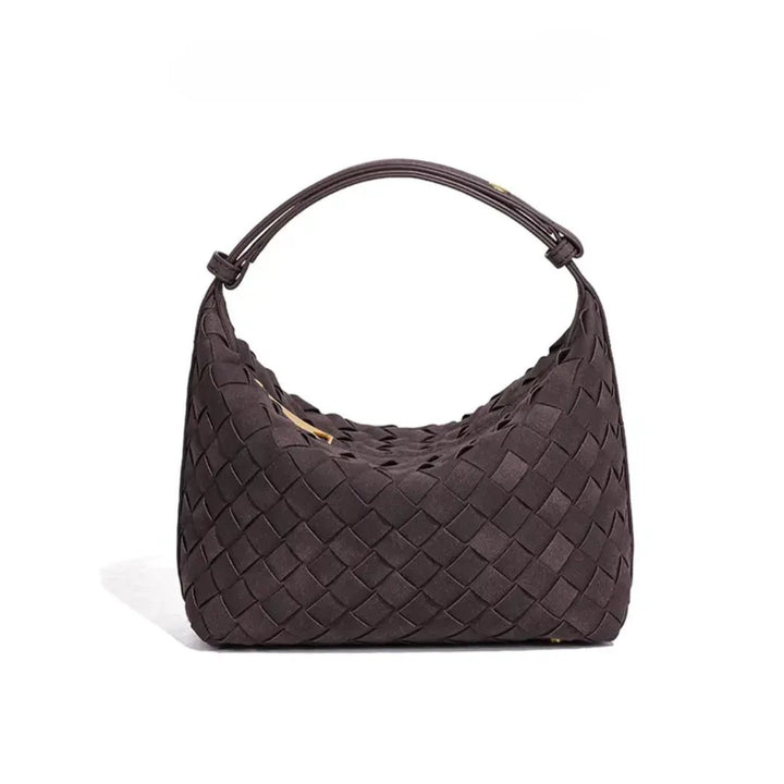 Emma™ | Matte Woven Structured Handbag