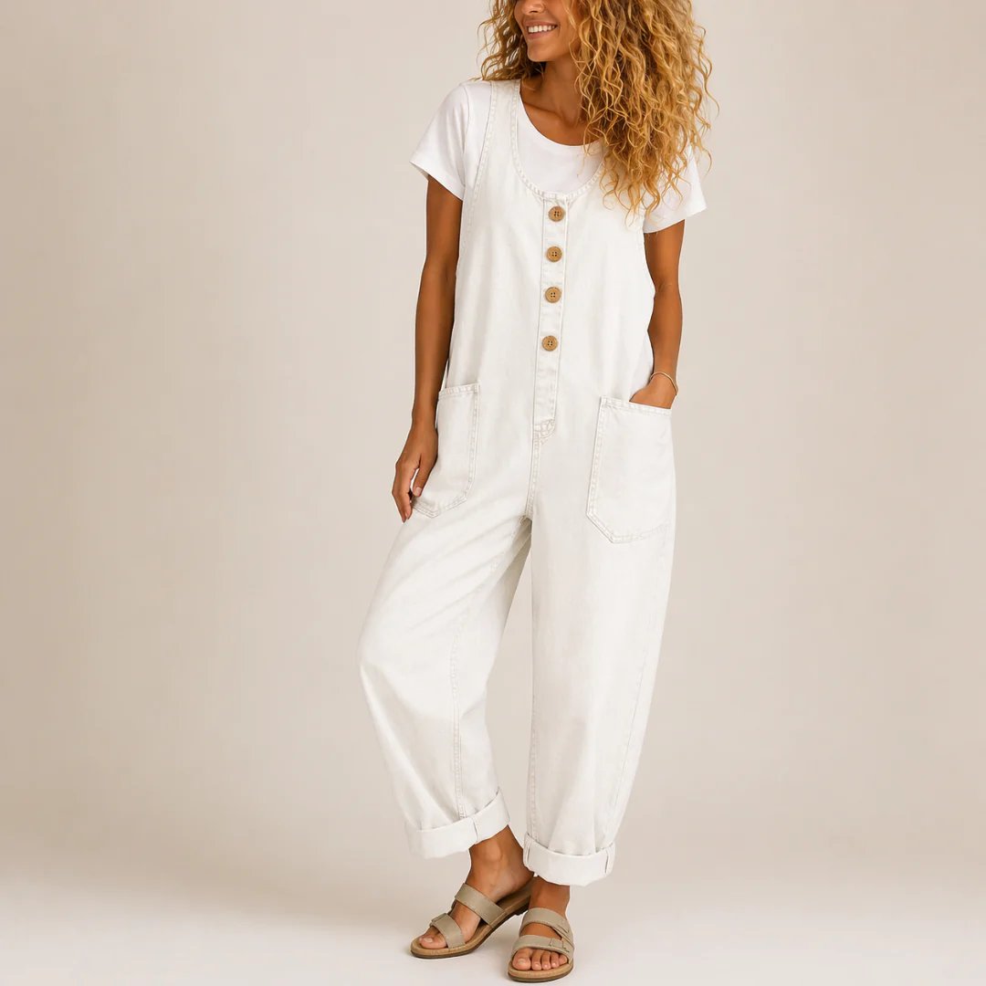 Anna™ | Vintage Washed Denim Overalls