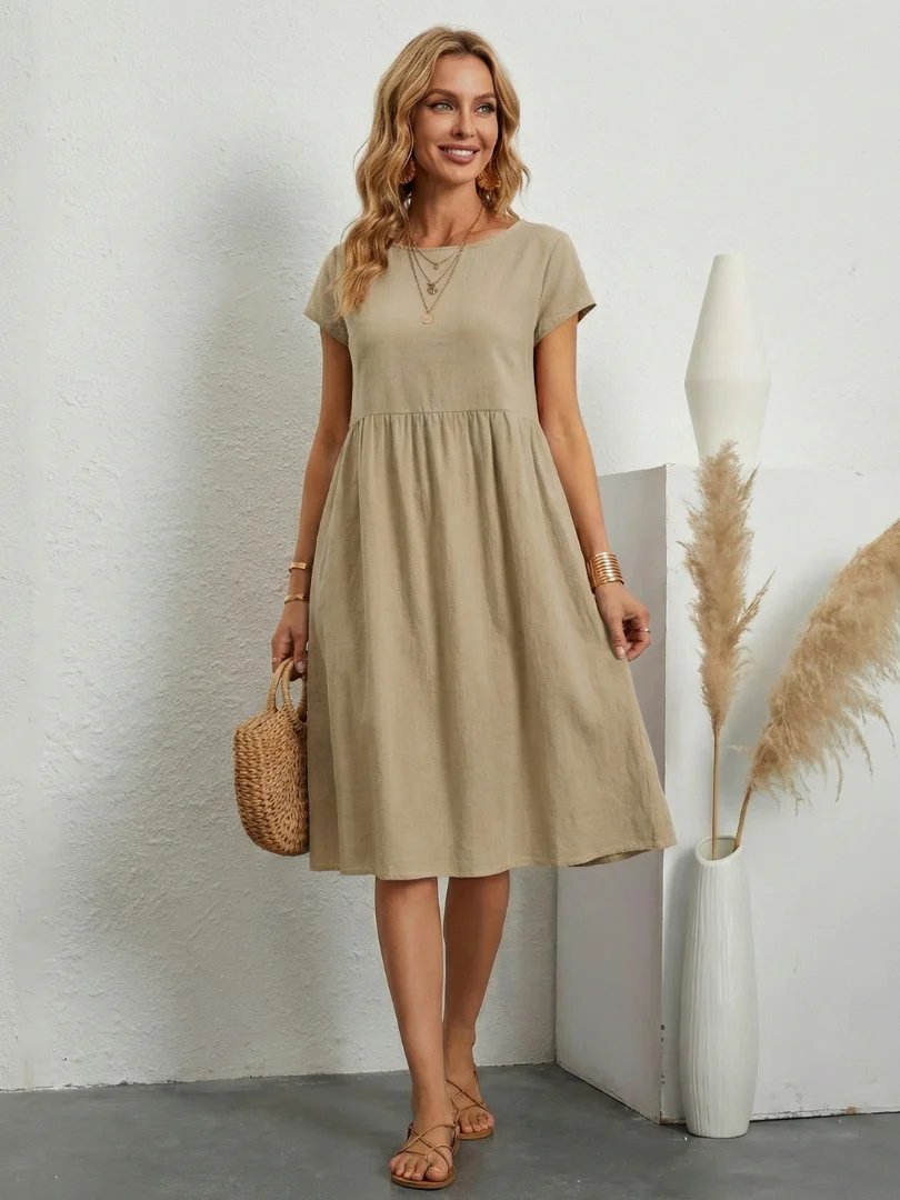 Charlotte™ | Relaxed Tummy Covering Pocket Dress