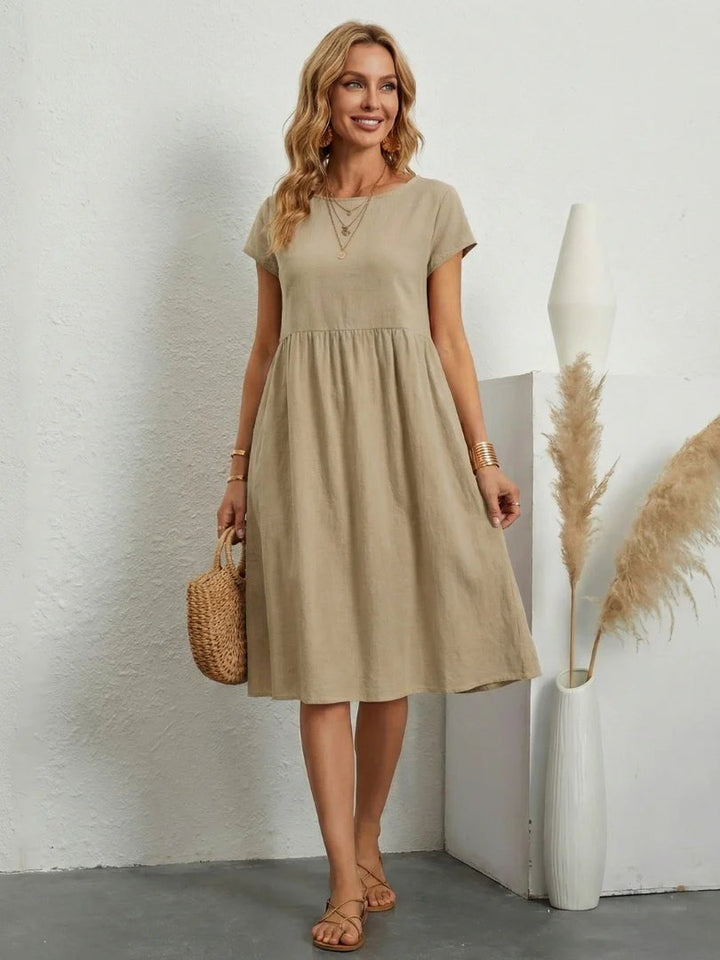 Charlotte™ | Relaxed Tummy Covering Pocket Dress