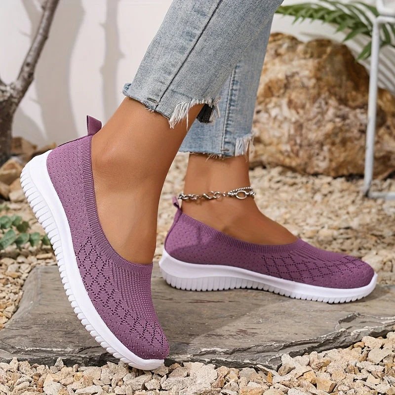 Lucy™ | Breathable Suede Slip-On Loafers