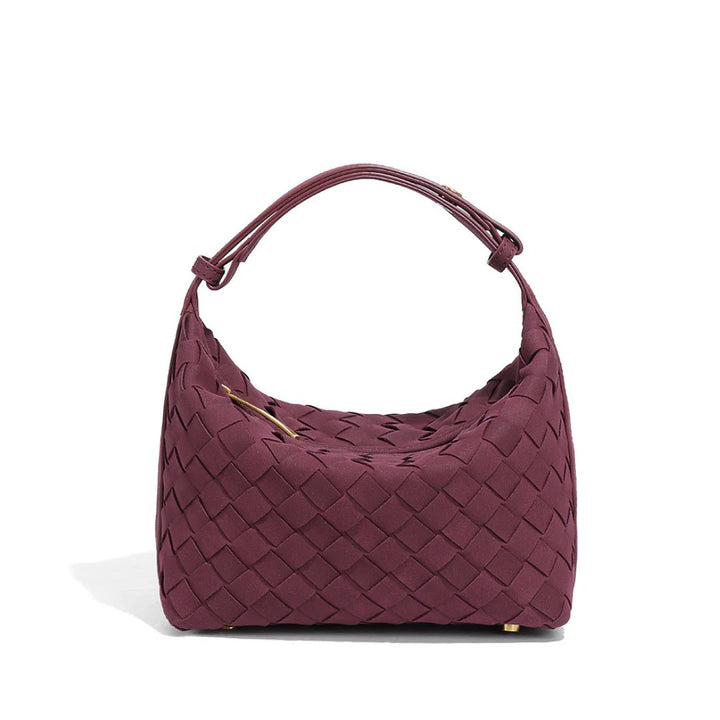 Emma™ | Matte Woven Structured Handbag