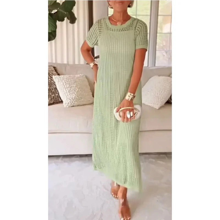 Aliyah™ | Cut-Out Maxi Dress with Free Inner Dress