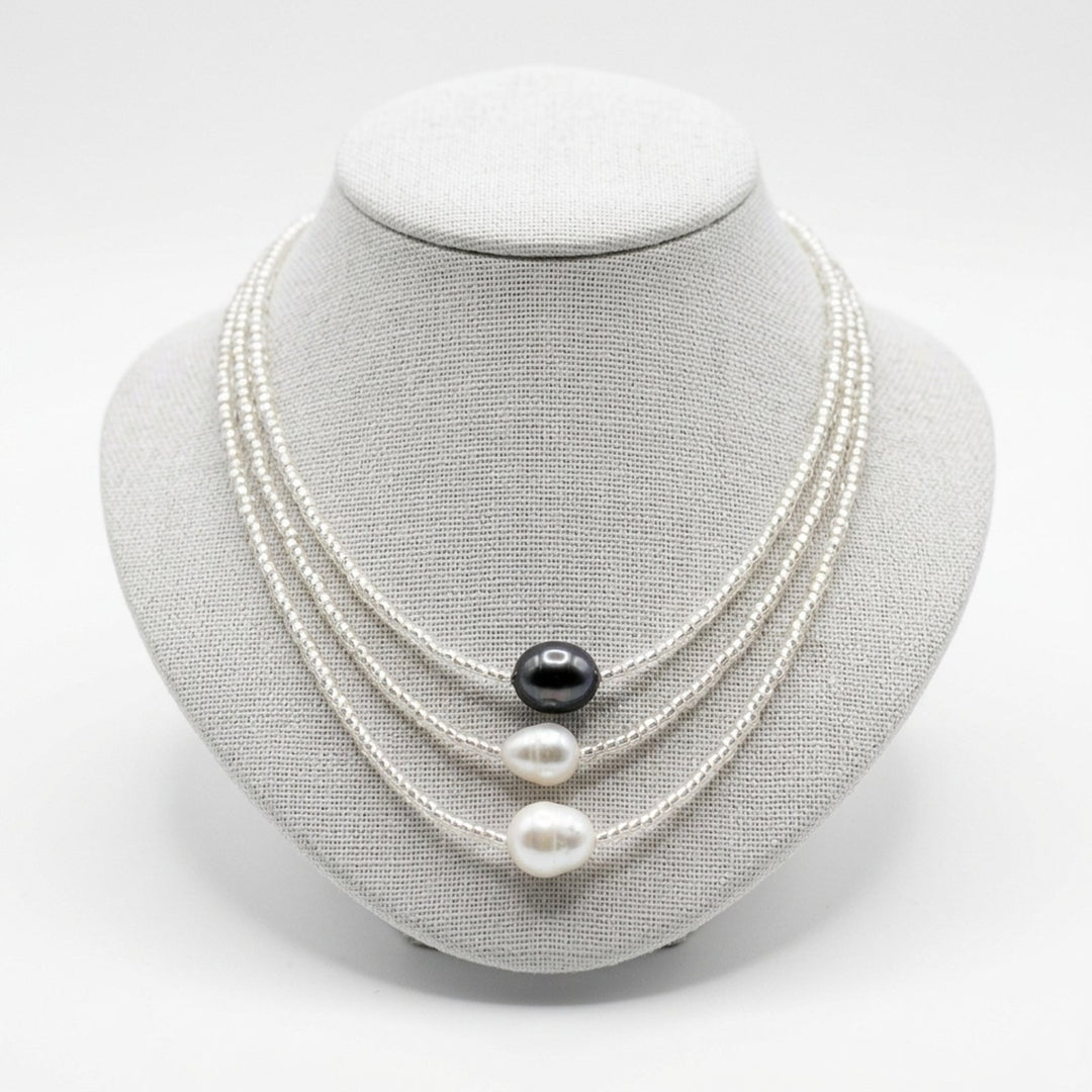 Destiny™ | Triple Strand Pearl Necklace
