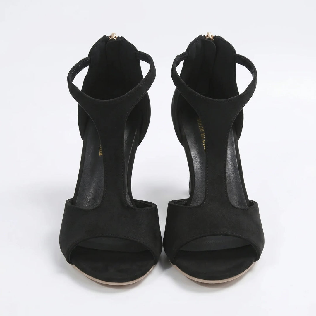 Kinsley™ | Stiletto Heel Cut-Out Strap Sandals