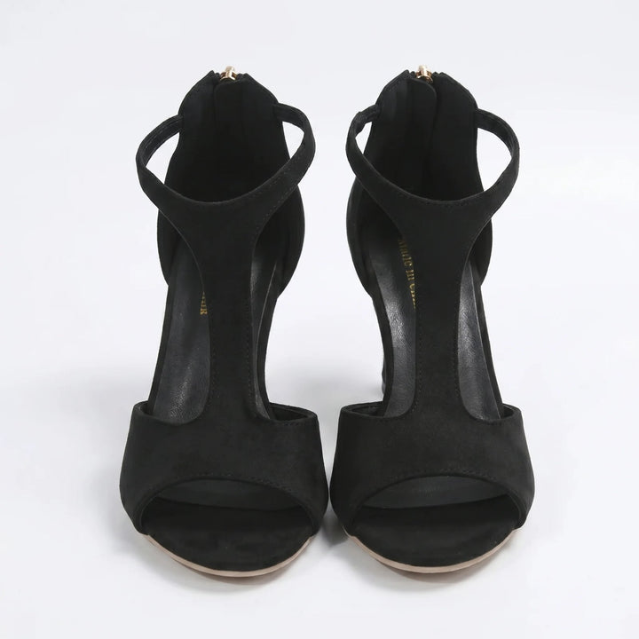 Kinsley™ | Stiletto Heel Cut-Out Strap Sandals