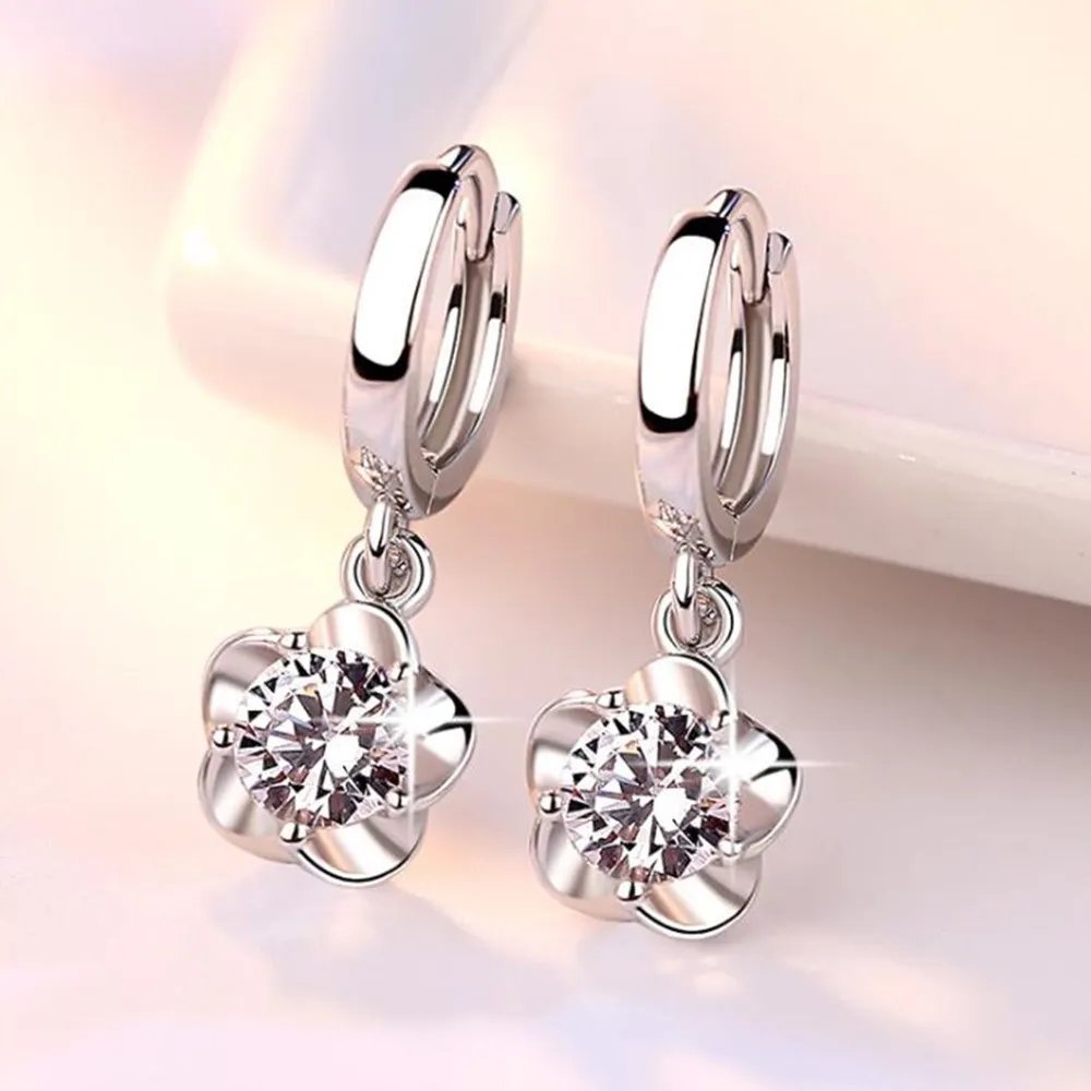 Ophelia™ | Sterling Silver Earrings with Purple Zirconia
