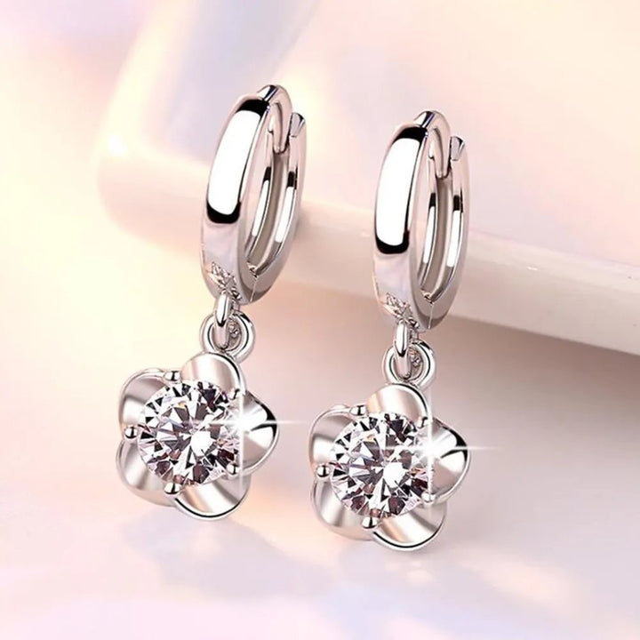 Ophelia™ | Sterling Silver Earrings with Purple Zirconia