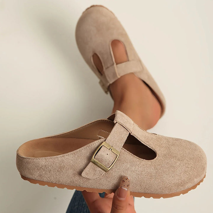 Mila™ | Adjustable Strap Closed Toe Clogs