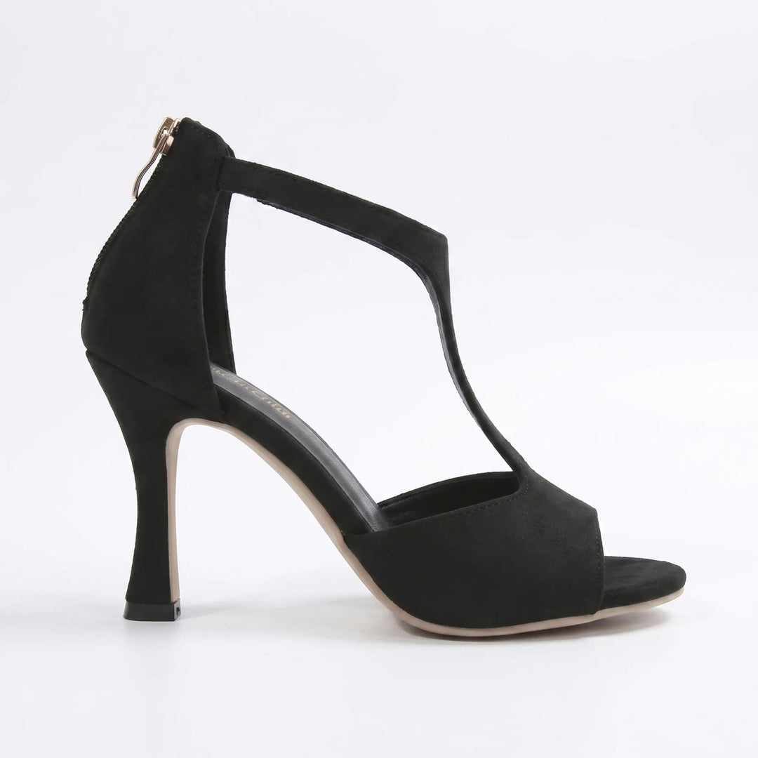 Kinsley™ | Stiletto Heel Cut-Out Strap Sandals