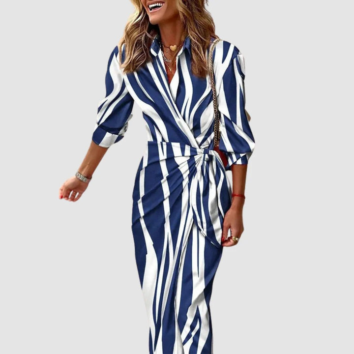 Gracie™ | Chic Twisted Front Maxi Dress