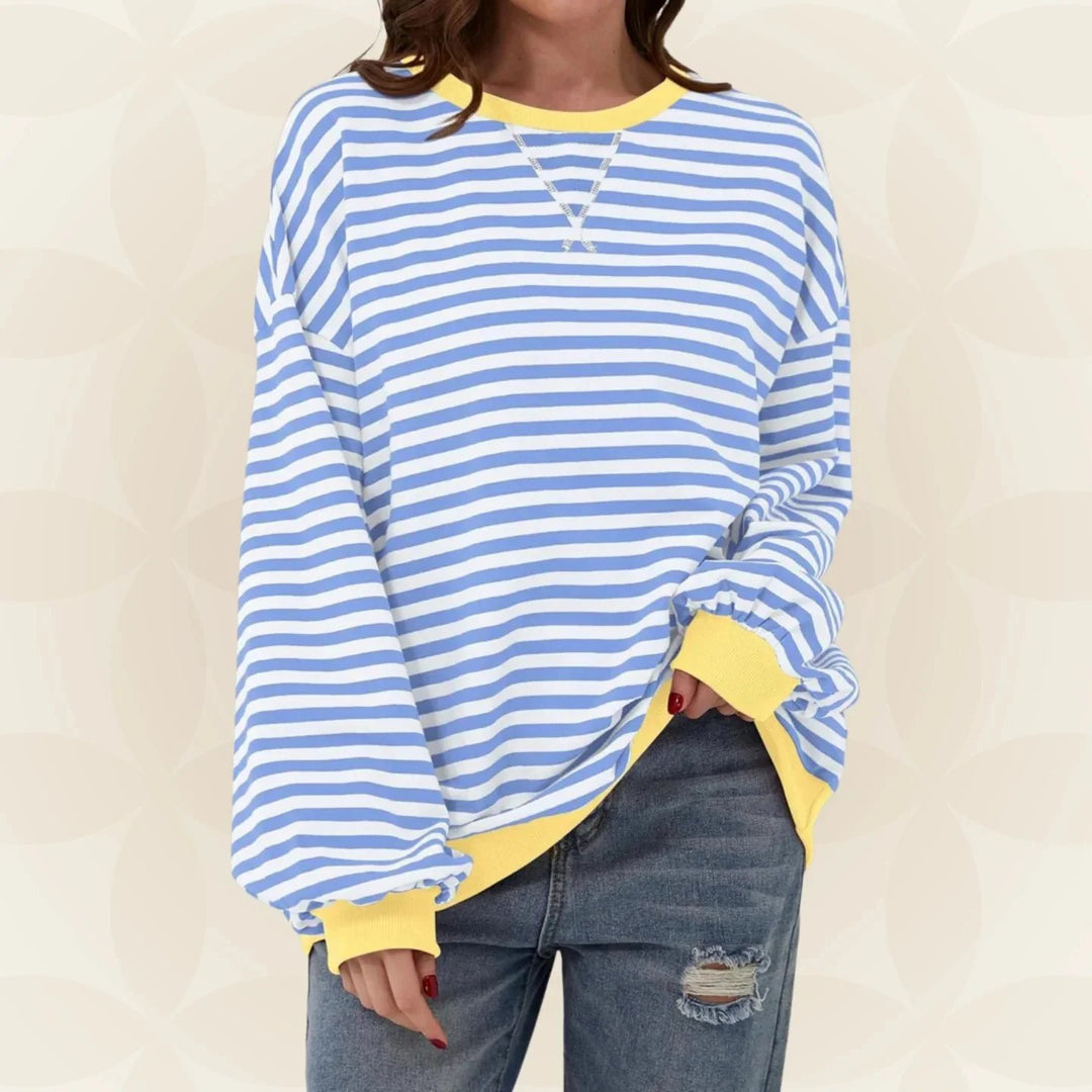 Nevaeh™ | Lightweight Striped Relaxed Sweater