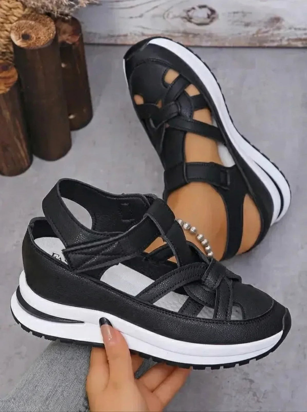 Emma™ | Cushioned Wedge Comfort Sandals
