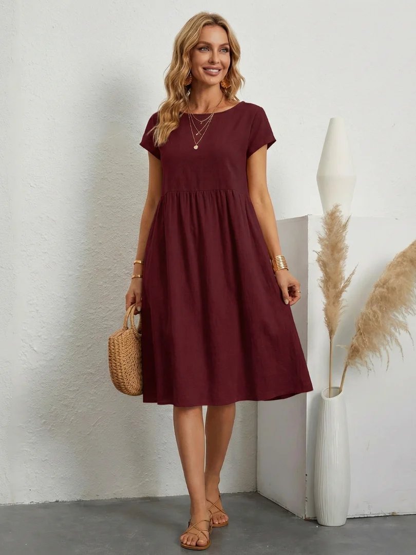 Charlotte™ | Relaxed Tummy Covering Pocket Dress