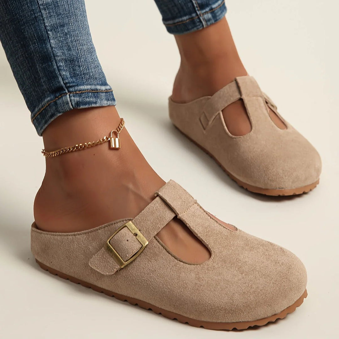 Mila™ | Adjustable Strap Closed Toe Clogs