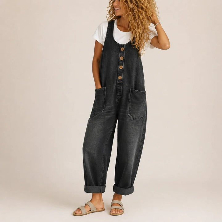 Anna™ | Vintage Washed Denim Overalls