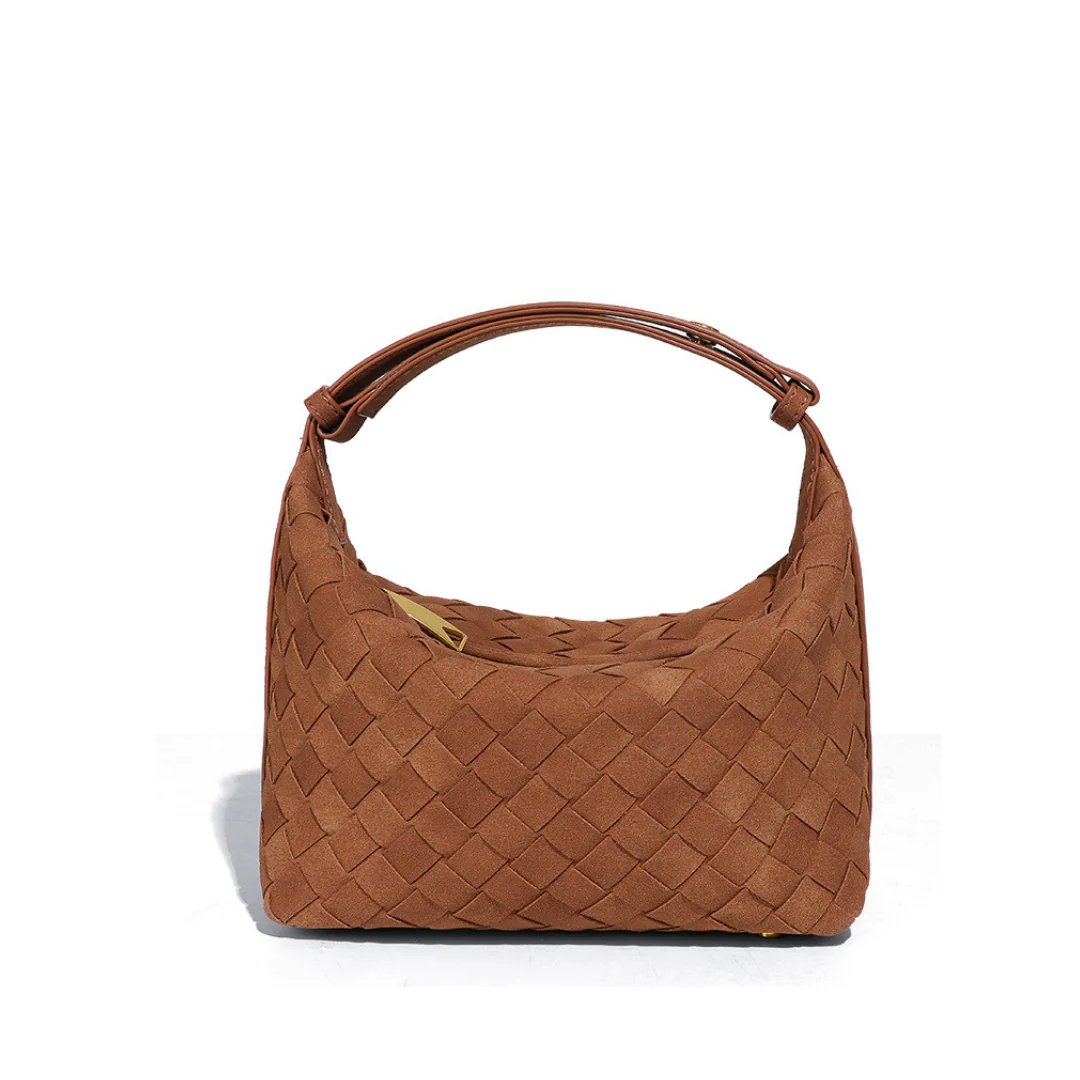 Emma™ | Matte Woven Structured Handbag