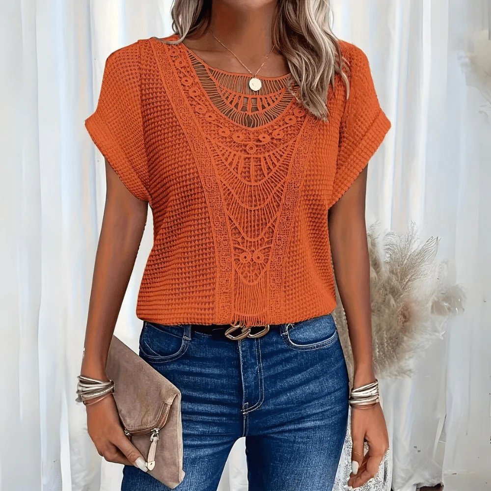 Stella™ | Delicate Lace Detail Summer Top