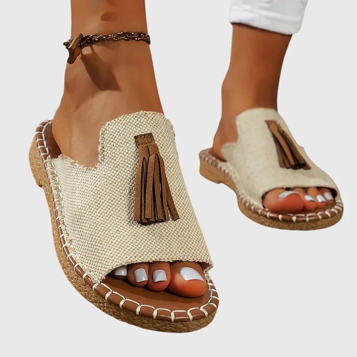 Molly™ | Colorful Tassel Slip-On Sandals