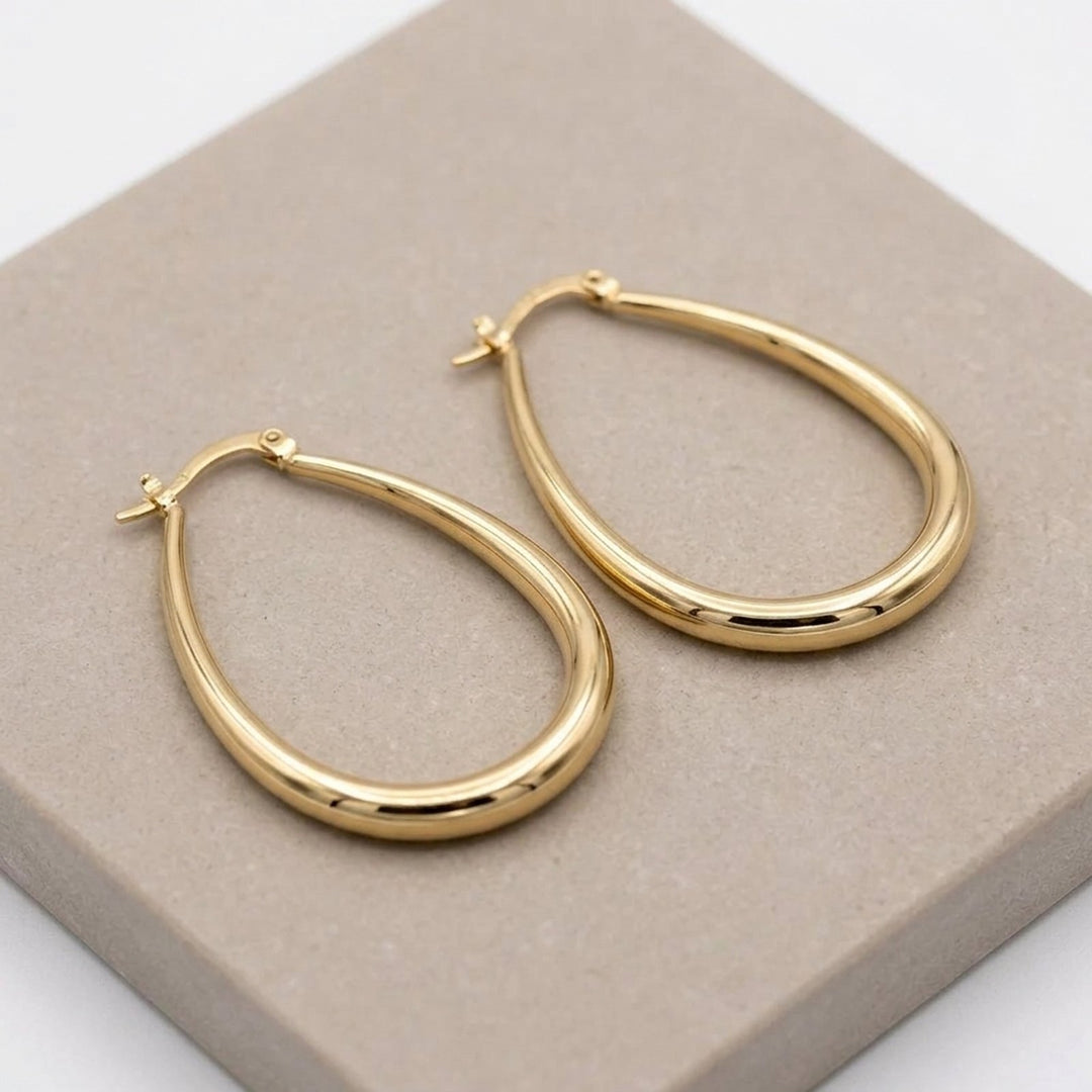 Juliana™ | Sleek Vintage Hoop Earrings