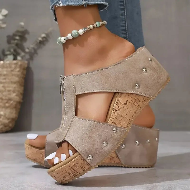 Fatima™ | Orthopedic Wedge Platform Sandals