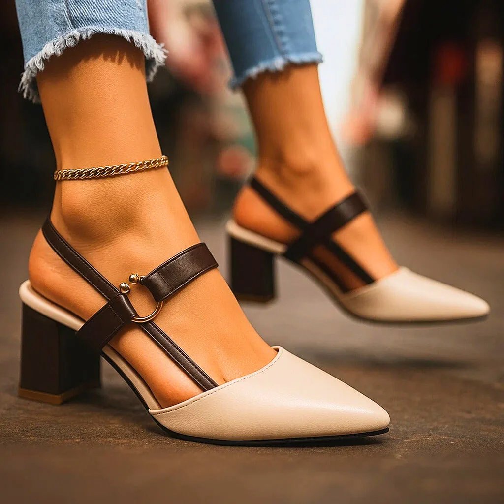 Ivy™ | Cushioned Slingback Block Heels