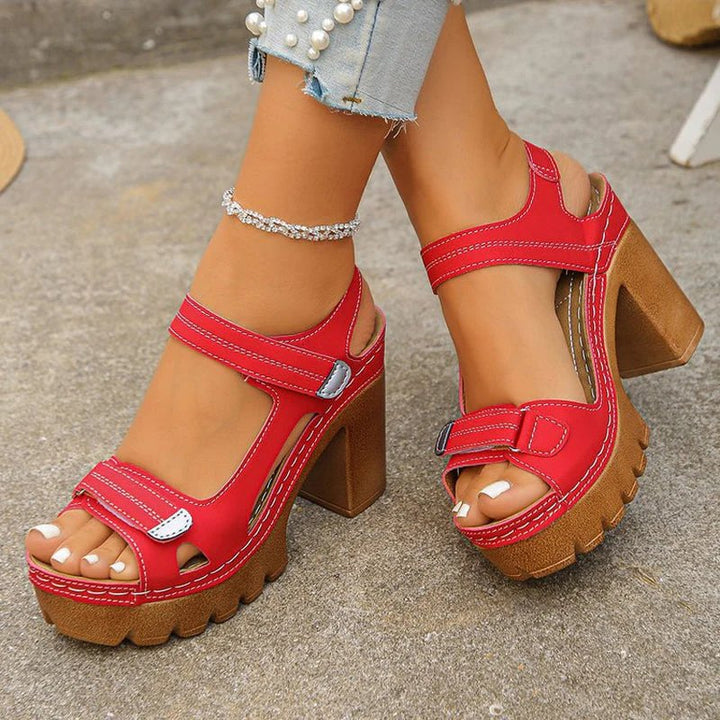 Natalia™ | Orthopedic Platform Toe Support Sandals