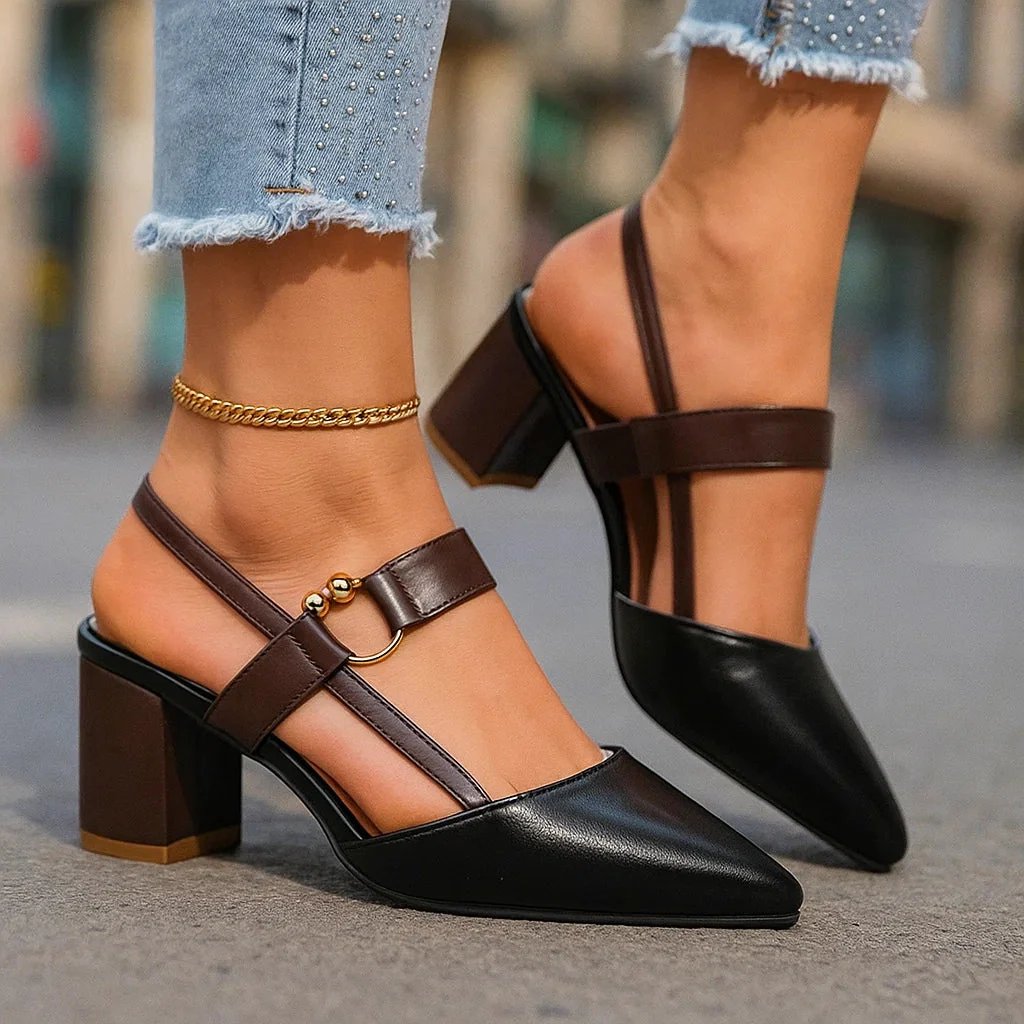 Ivy™ | Cushioned Slingback Block Heels