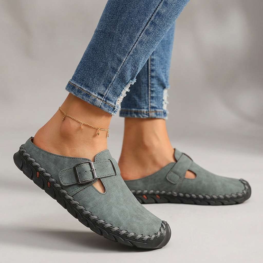 Sophie™ | Anti-Slip Buckle Clogs with Arch Support