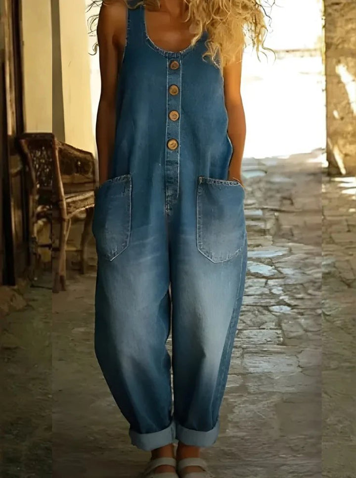 Piper™ | Vintage Denim-Look Breathable Overalls