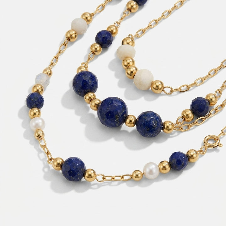 Andrea™ | Layered Beaded Chain Necklace