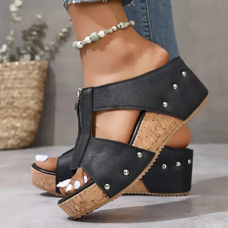 Fatima™ | Orthopedic Wedge Platform Sandals