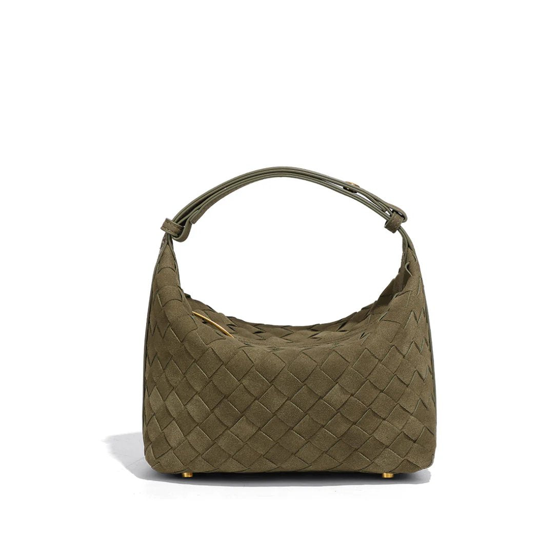 Emma™ | Matte Woven Structured Handbag