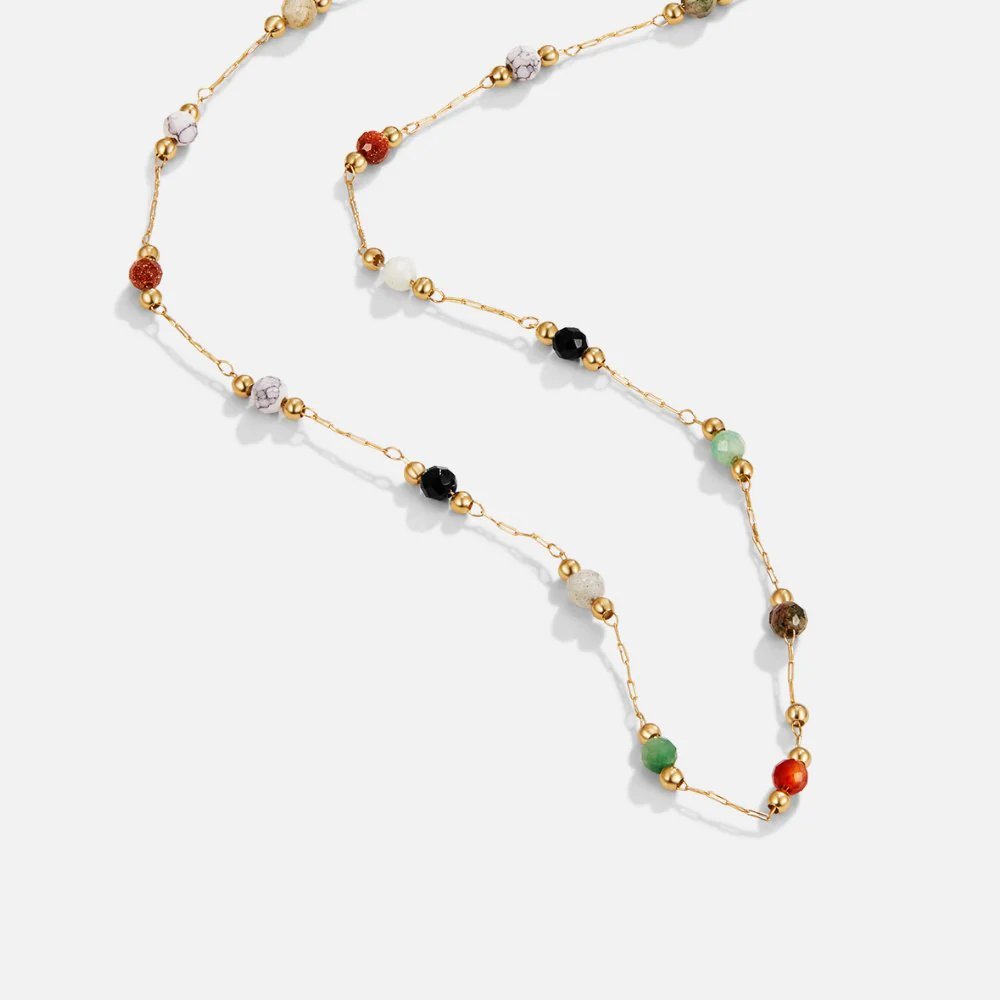 Rachel™ | Minimalist Gemstone Choker Necklace