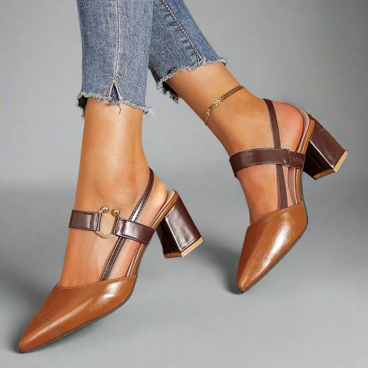 Ivy™ | Cushioned Slingback Block Heels