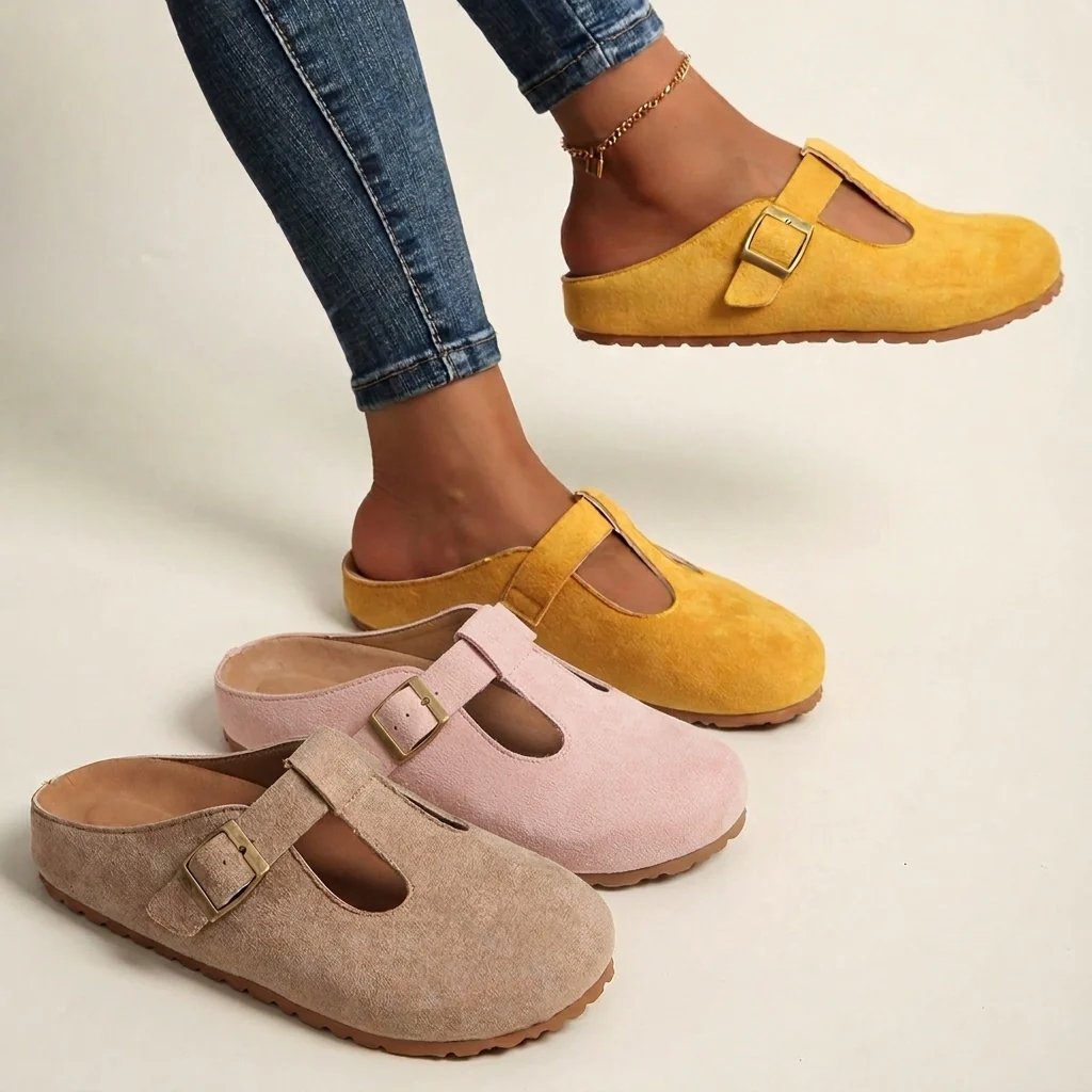 Mila™ | Adjustable Strap Closed Toe Clogs