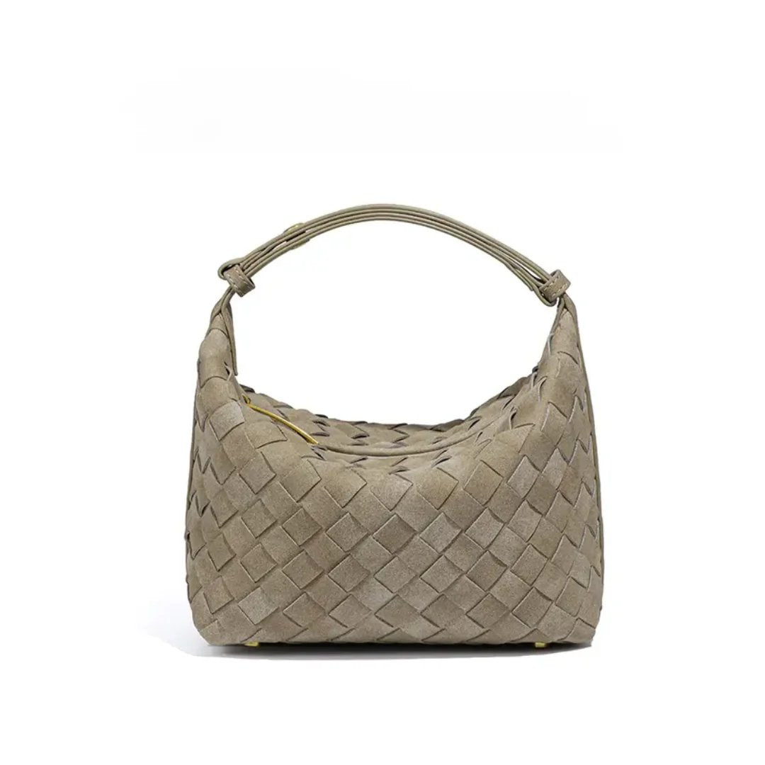 Emma™ | Matte Woven Structured Handbag