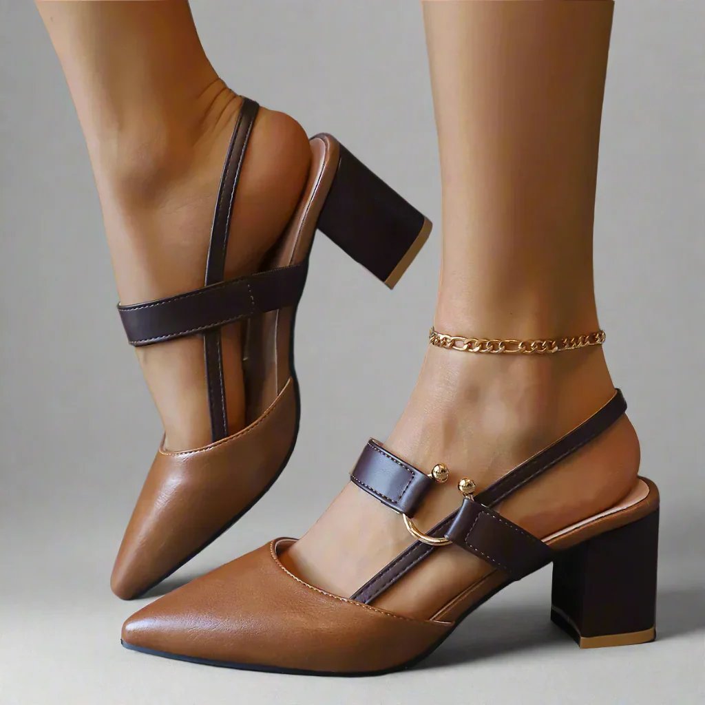 Ivy™ | Cushioned Slingback Block Heels