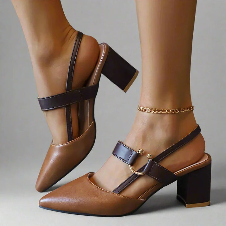 Ivy™ | Cushioned Slingback Block Heels