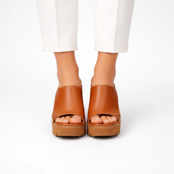 Kaitlyn™ | Platform Wedge Ankle Strap Sandals