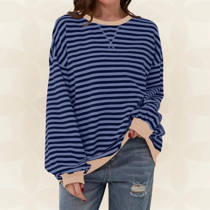 Nevaeh™ | Lightweight Striped Relaxed Sweater