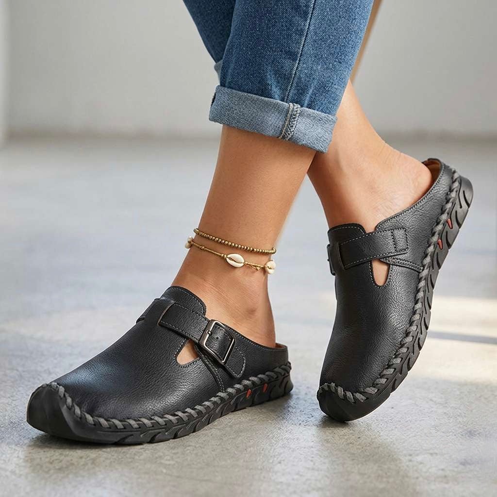 Sophie™ | Anti-Slip Buckle Clogs with Arch Support
